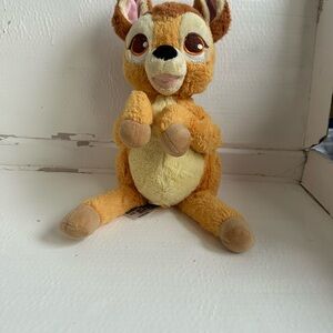 Disney Baby Bambi Brown and Cream Stuffed Animal